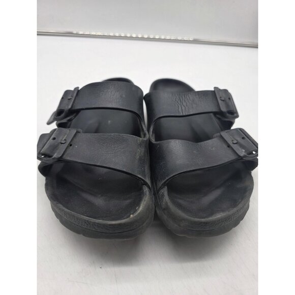 Birkenstock Arizona EVA Sandals Womens Size 6 EU 37 Black Waterproof Two Strap - Picture 3 of 9